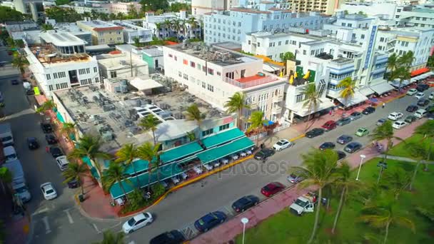 Destinazione Del Viaggio Video Aereo Miami Beach 24P — Video Stock