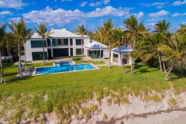 Luxury homes Florida USA clipart