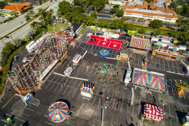 Broward County Fair karnaval lunapark treni