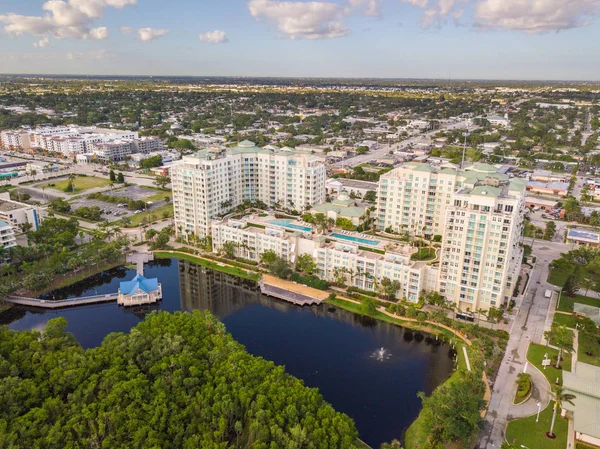 Boynton Beach Fl havadan görüntü — Stok fotoğraf