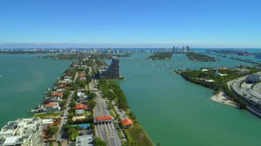 Hava biscayne bay Venedik Islands 4k 24p