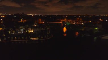 Hisse senedi hava gece video lüks Konakları 4k