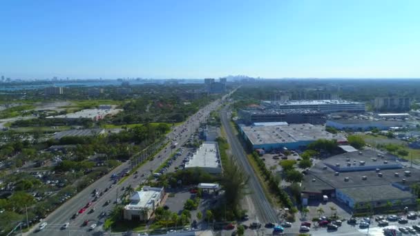 Biscayne Boulevard North Miami Florida — Stock Video