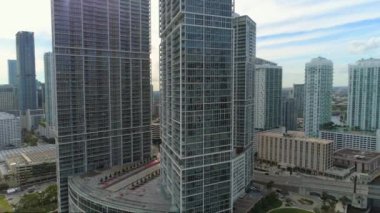 Hava video highrise condominiums Brickell Miami Fl
