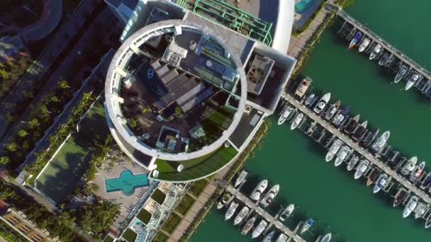 Aerial Murano Portofino Rooftop Flyover Drone — Stock Video