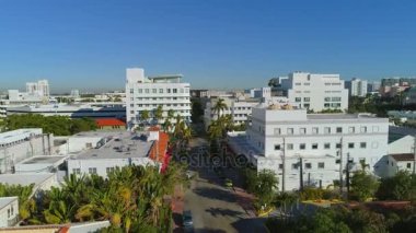 Pusula ofisleri Lincoln Road Miami plaj havadan video