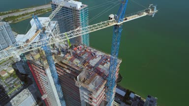 Vinçler ve condominiums hava video