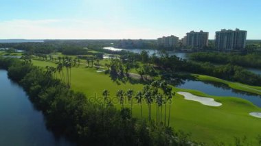 Golf Sahası manzara 4k 24p