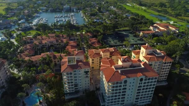 Luchtfoto Video Luxe Miami Real Estate Cutler Bay 24P — Stockvideo