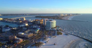 Hava video Clearwater Beach Florida ABD 4k 24p