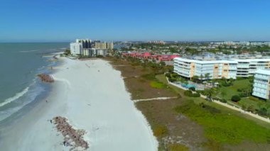 Sahil plaj stok görüntüleri St Petersburg Beach Fl anteni