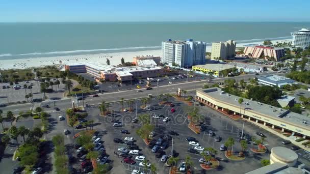 Passeio Aéreo Drones Pete Beach Florida — Vídeo de Stock