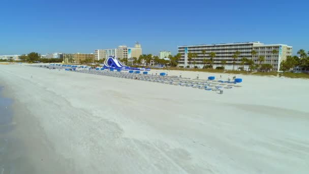 空中无人机视频贸易风 皮特海滩4K — 图库视频影像