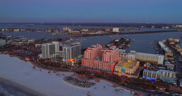 Lotnicze Wideo Hyatt Regency Clearwater Beach Resort Spa — Wideo stockowe