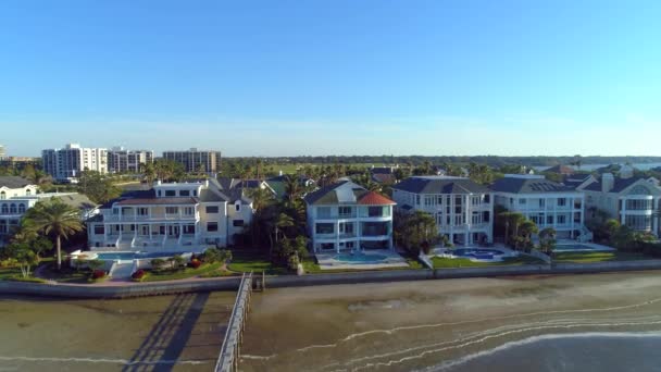Hava Video Konakları Mahalle Belleview Adası Belleair Florida — Stok video
