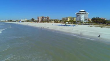 Drone görüntüleri St Pete Beach Petersburg Florida ABD
