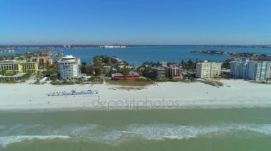 St Petersburg Beach Florida 4k stok video
