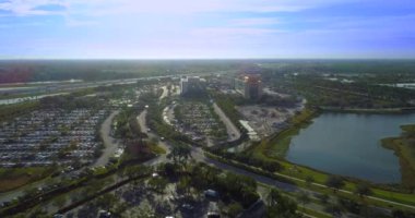 Hava dron video Weston Florida ticari office İlçe 4k