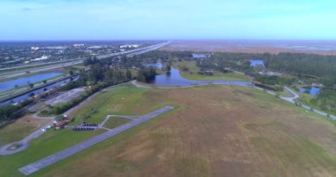 Hava video Markham Park gündoğumu Florida uzaktan kumanda hava alanı