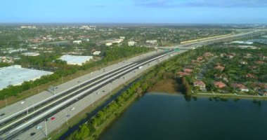 Drone görüntüleri Weston Florida ABD