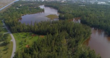 Florida doğa sahne bir dron 4 k ile shot
