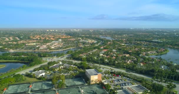 Weston Florida Drone Aéreo Tiro — Vídeo de Stock