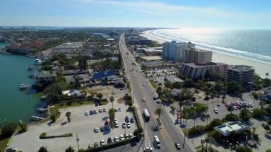 Hava video St Petersburg Beach Florida stok