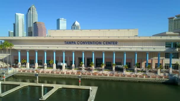 Drone Антена Відео Тампа Convention Center 60P — стокове відео