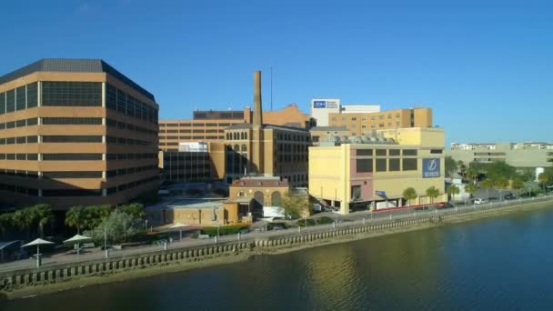 Aerial Video Tampa General Hospital 60P — Stock Video