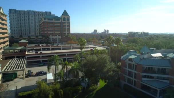 Office Complex Downtown Tampa Florida Filmszerű Mozgás 60P — Stock videók