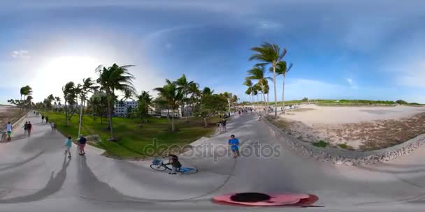 Miami Beach Amerika Birleşik Devletleri Ocak 2017 360 Stok Görüntüleri — Stok video