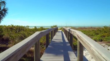 St Petersburg Beach Florida yaya yürüme yolu