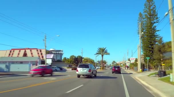 Auto Cam Aufnahmen Archivaufnahme Pete Beach Florida — Stockvideo