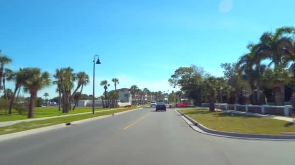 Motion Tour Sankt Petersburg Florida Fahren — Stockvideo