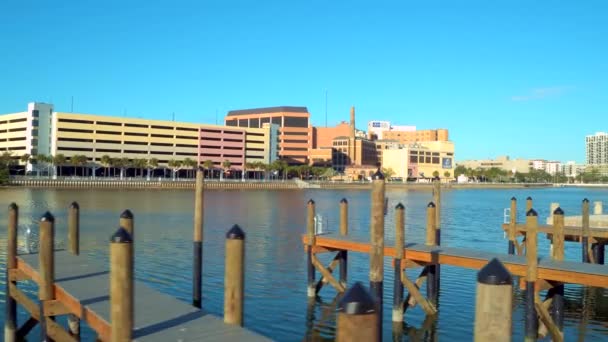 Ground Motion Footage Tampa General Hospital — Stock Video