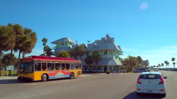 Hurricane Seafood Restaurant San Pietroburgo Beach Florida Motion Stock Filmati — Video Stock