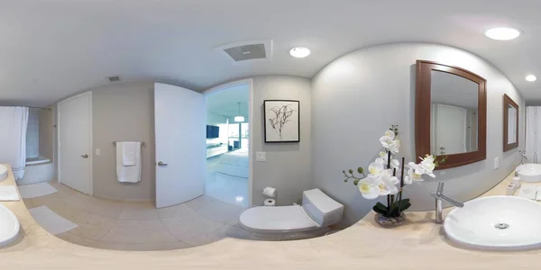 360 küresel görüntü banyo