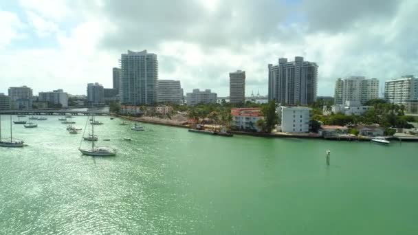 Belle Isle Miami Beach Floride Usa — Video