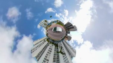 Küçük bir gezegende sürüş özel efektler