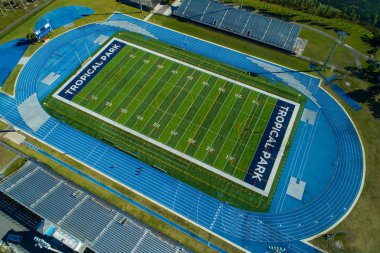 Tropikal Park Miami spor alanları koşu parkuru futbol sahası
