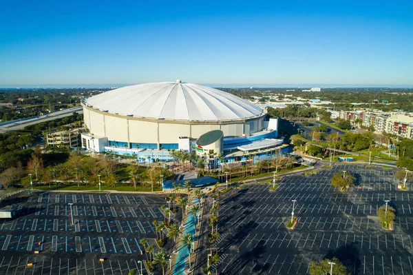Imagen aérea de gran angular Tropicana Field San Petersburgo Florida ES —  Fotos de Stock