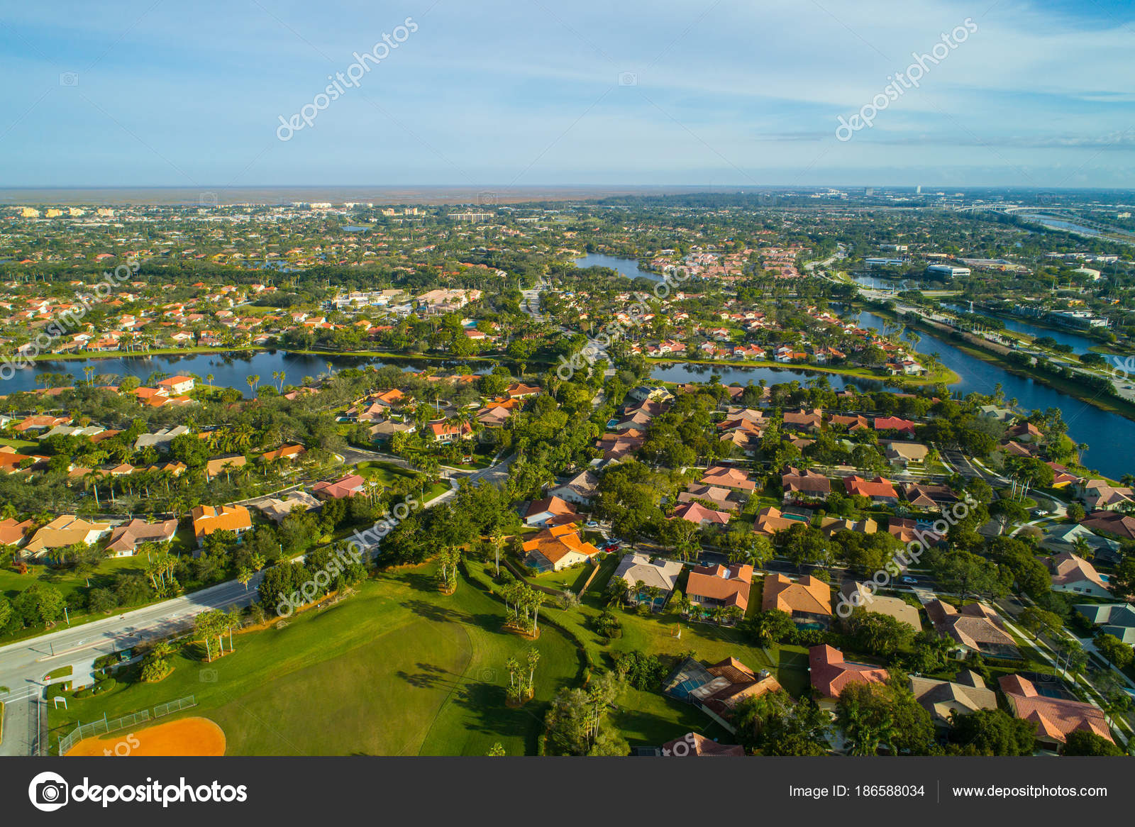 Aerial Weston Florida Stock Photo by ©felixtm 186588034