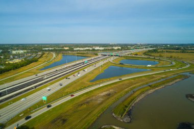 Havadan fotoğraf Florida Turnpike Weston Florida Broward