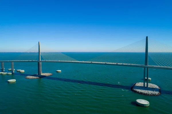 Sunshine Skyway bron Tampa — Stockfoto