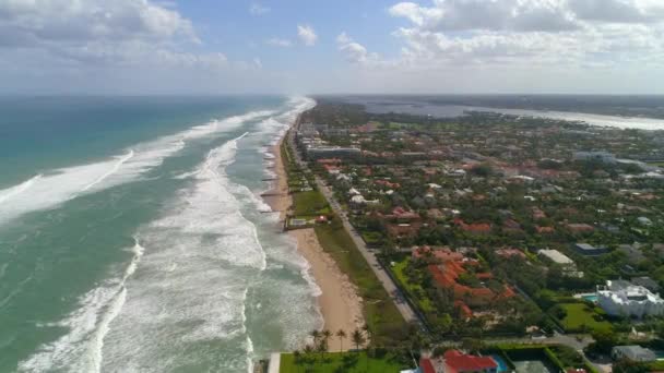 Línea Aérea Playa Palma Drones 60P — Vídeo de stock