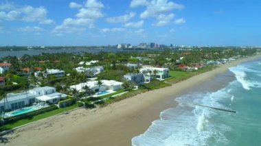 Robot antenler West Palm Beach Florida plaj konaklar 4k 60p