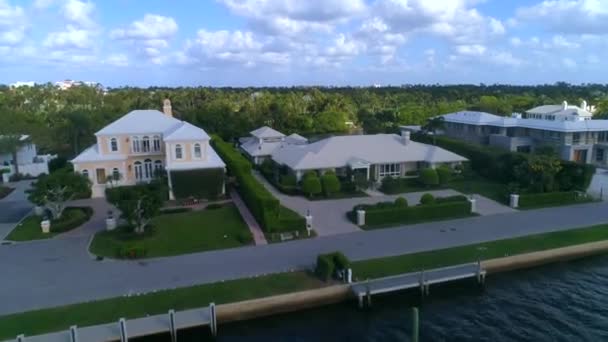 Letecké Video Everglades Ostrov Palm Beach Florida 60P — Stock video