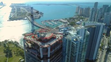 Havadan görüntüleri 1000 Müzesi çatı tamamlama 2018 yakınındaki