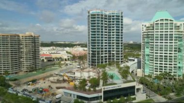 Park Grove Condominium Miami Hava dron görüntüleri 4k 60p