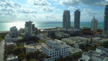Miami Beach hava dron video görüntüleri